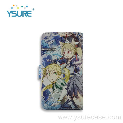 Custom animated character wallet mobile phone lid box